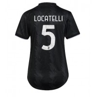 Juventus Manuel Locatelli #5 Fußballbekleidung Auswärtstrikot Damen 2022-23 Kurzarm